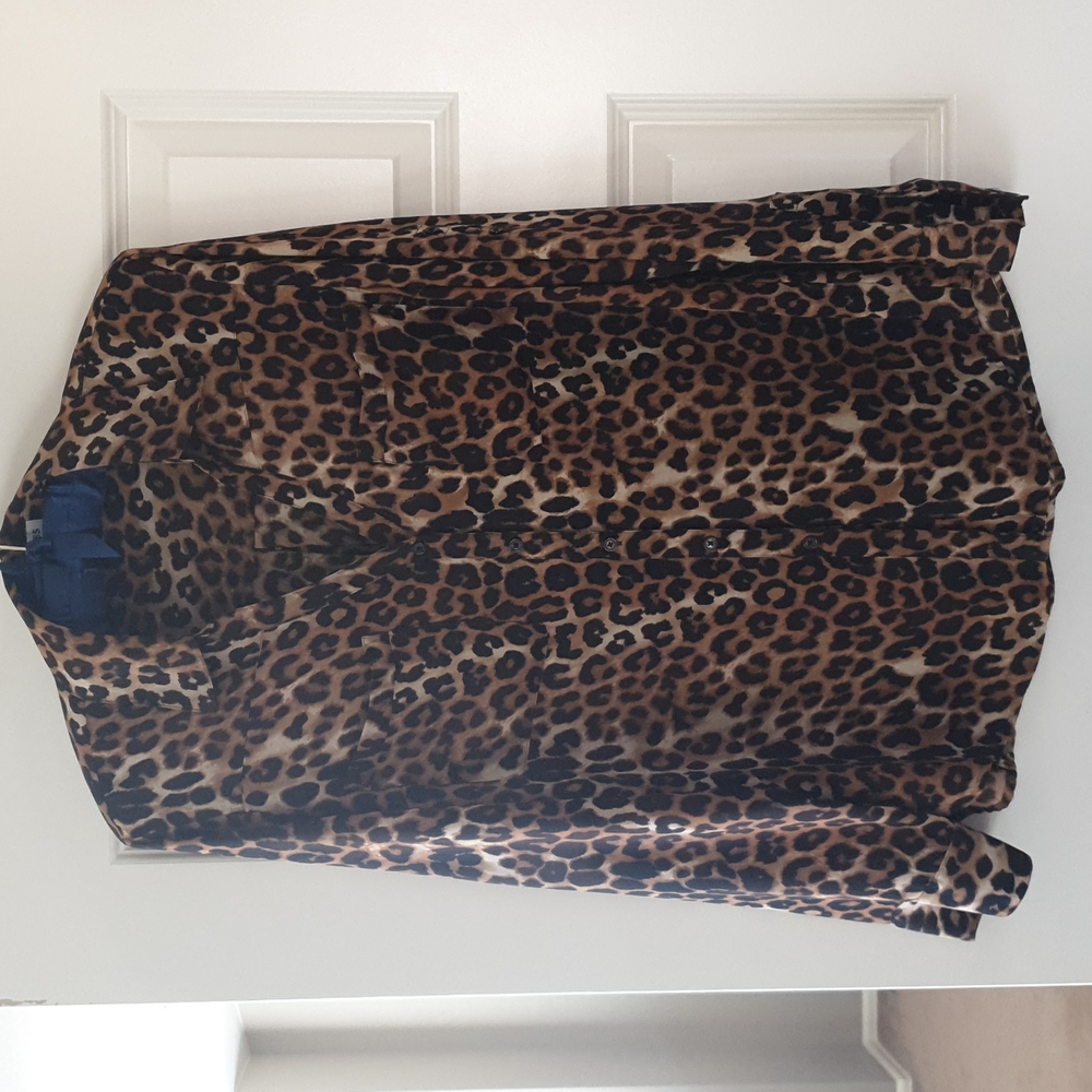 Express Leopard Print Shirt